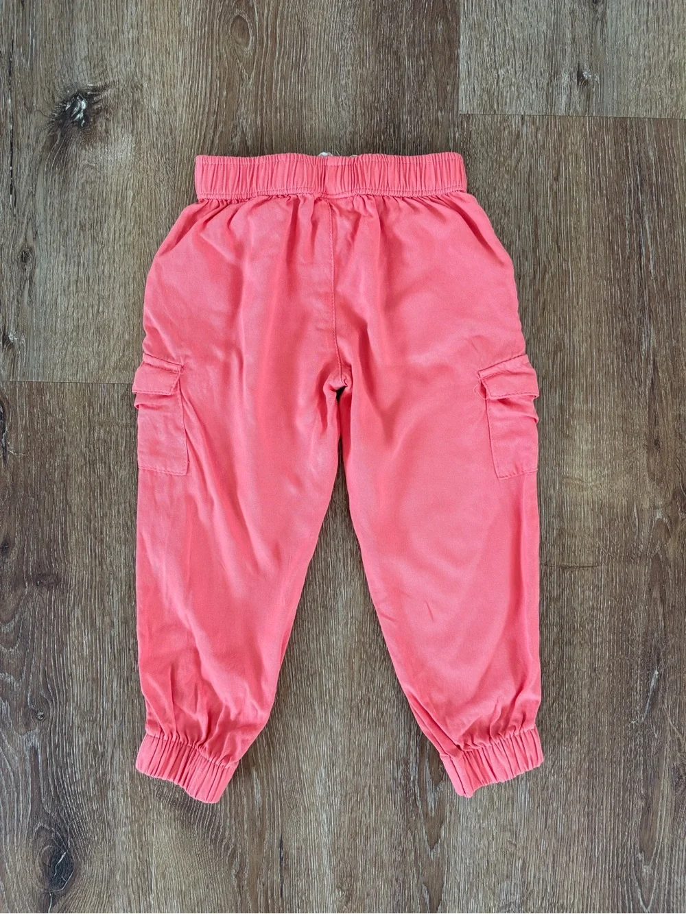 Vince Camuto Kids Liggt-Weight Cargo Joggers in Coral & Denim Bundle Size: 4T